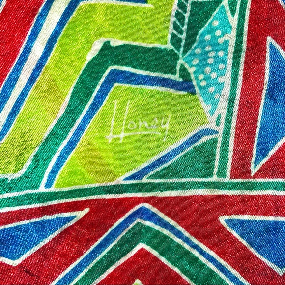 Honey Vintage Silk Scarf - Picture 7 of 11